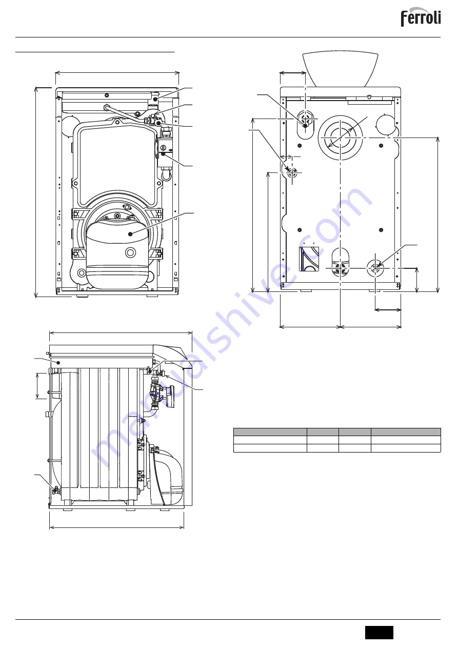 Ferroli ATLAS D 25 UNIT Instructions For Use, Installation And Maintenance Download Page 99