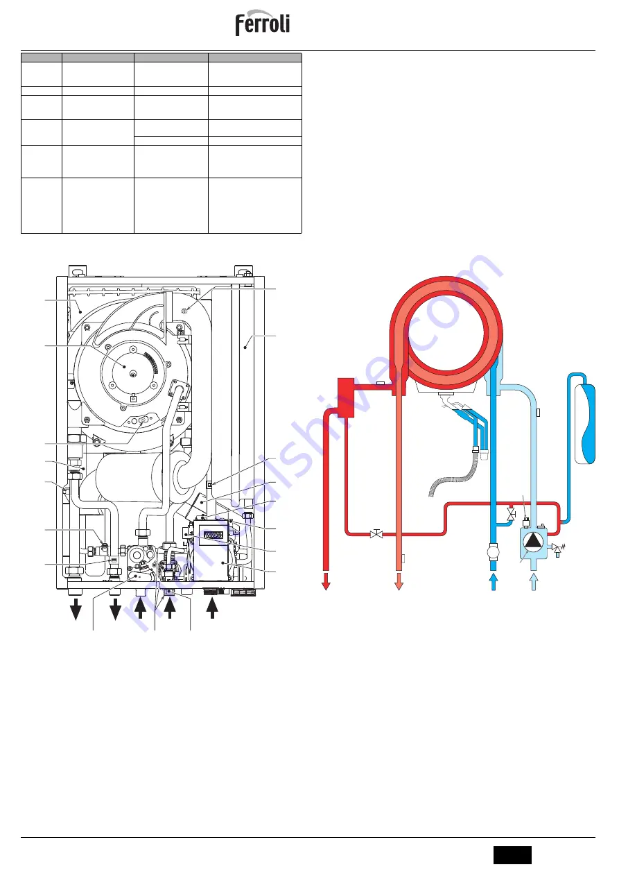 Ferroli Bluehelix PRO C Instructions For Use, Installation & Maintenance Download Page 69