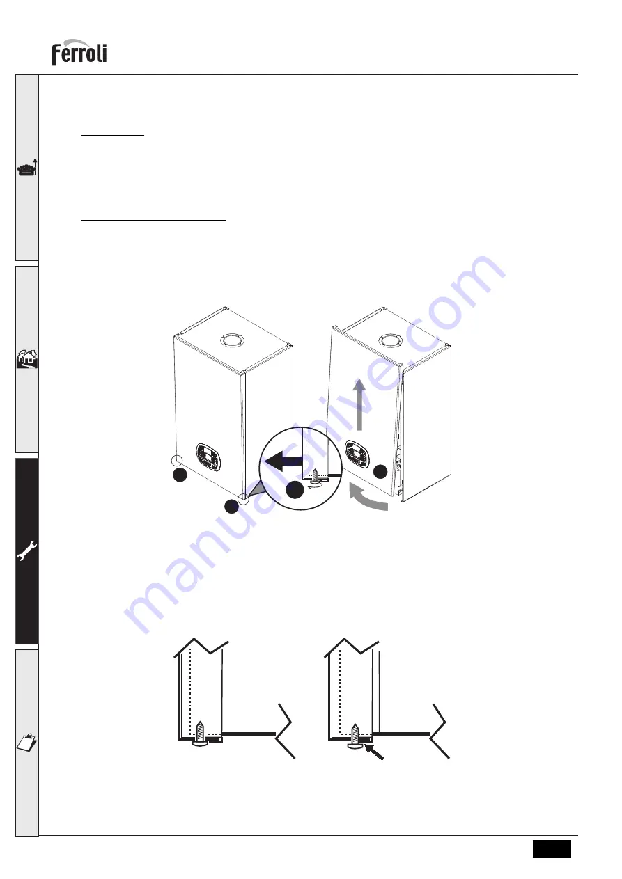 Ferroli BLUEHELIX TECH RRT 28 C Instructions For Use, Installation And Maintenance Download Page 130