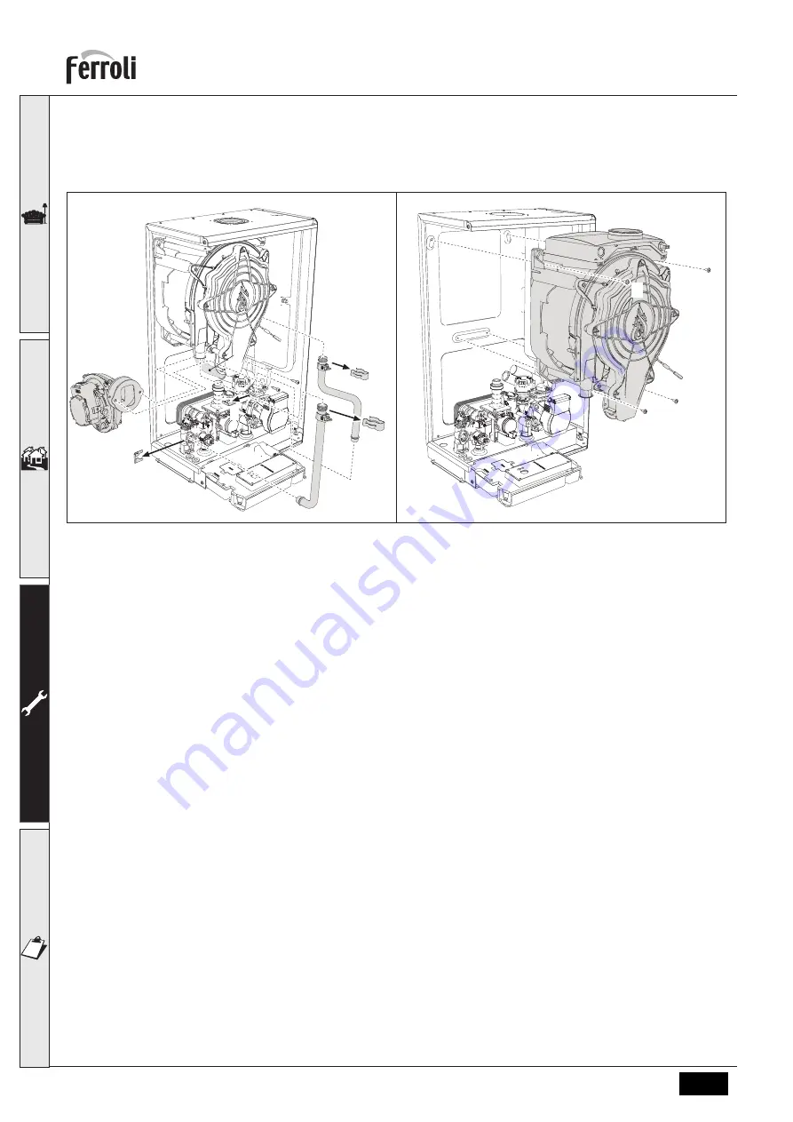 Ferroli BLUEHELIX TECH RRT H Instructions For Use, Installation And Maintenance Download Page 86