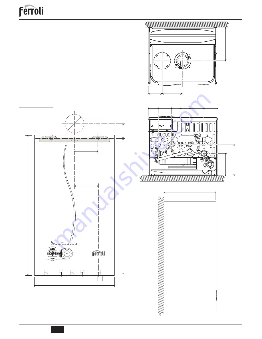 Ferroli DIVAcondens F24 Instructions For Use, Installation And Maintenance Download Page 8