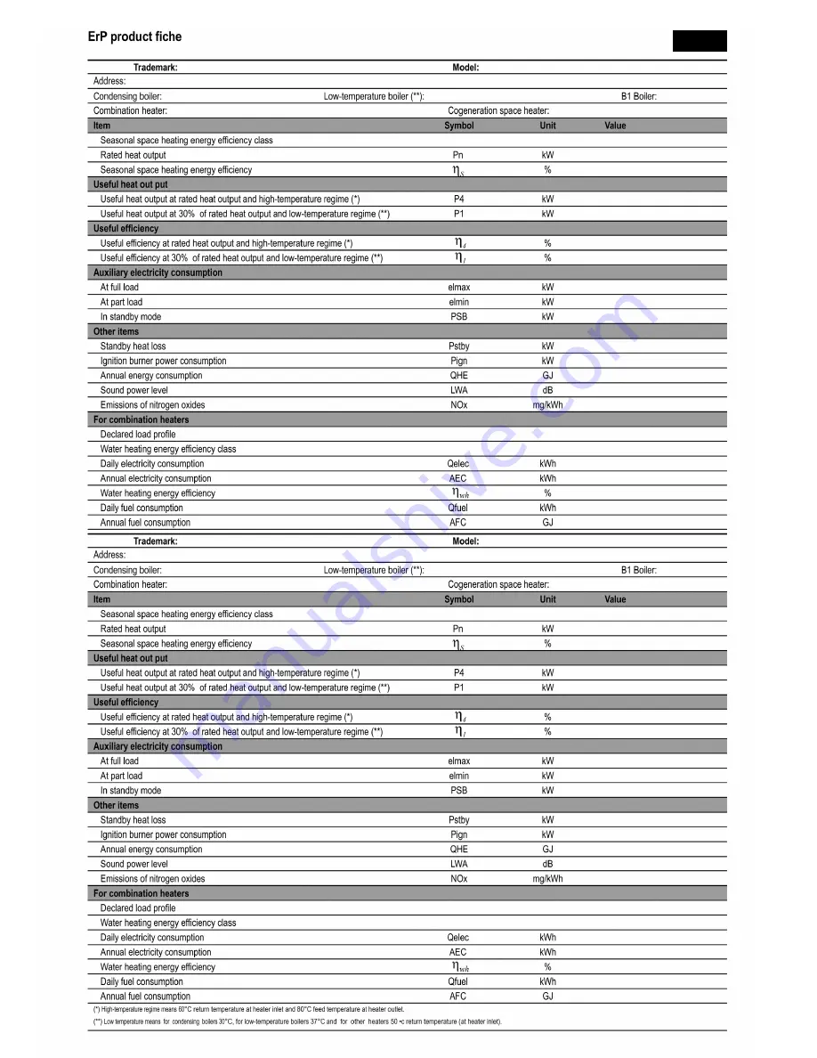 Ferroli DIVAcondens F24 Instructions For Use, Installation And Maintenance Download Page 35