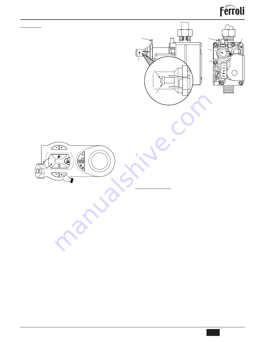 Ferroli DIVAcondens F24 Instructions For Use, Installation And Maintenance Download Page 63