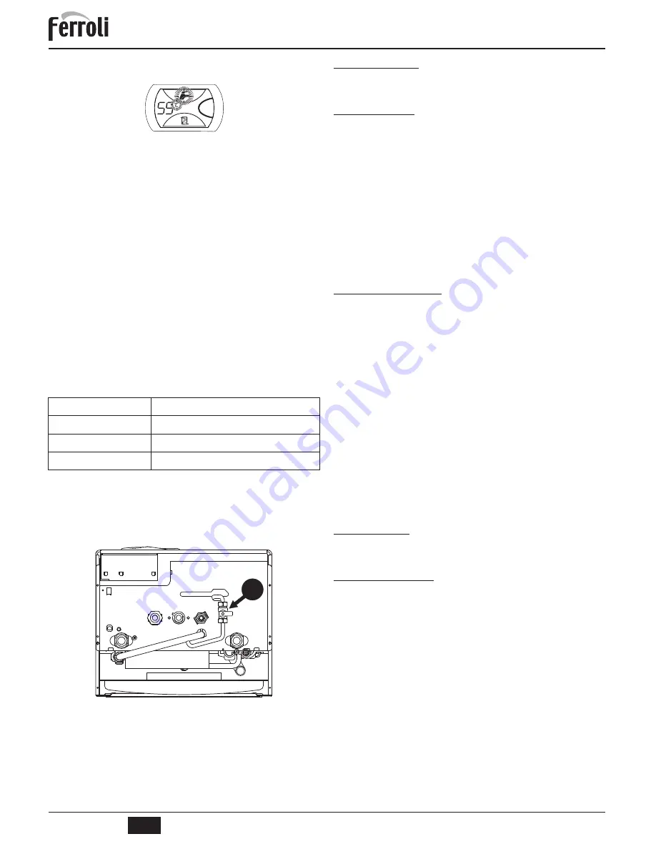 Ferroli DIVAcondens F24 Instructions For Use, Installation And Maintenance Download Page 80