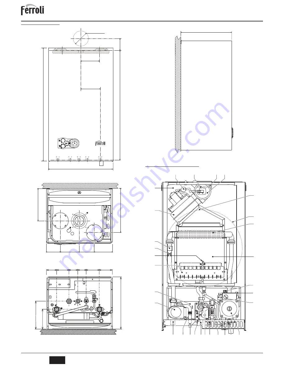 Ferroli DIVAPROJECT F24 Instructions For Use, Installation And Maintenance Download Page 20