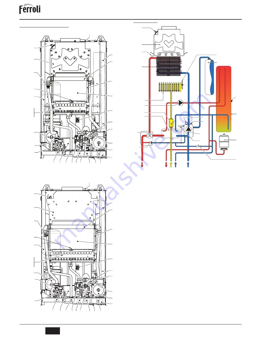 Ferroli DIVAtop ST C Instructions For Use, Installation And Maintenance Download Page 28