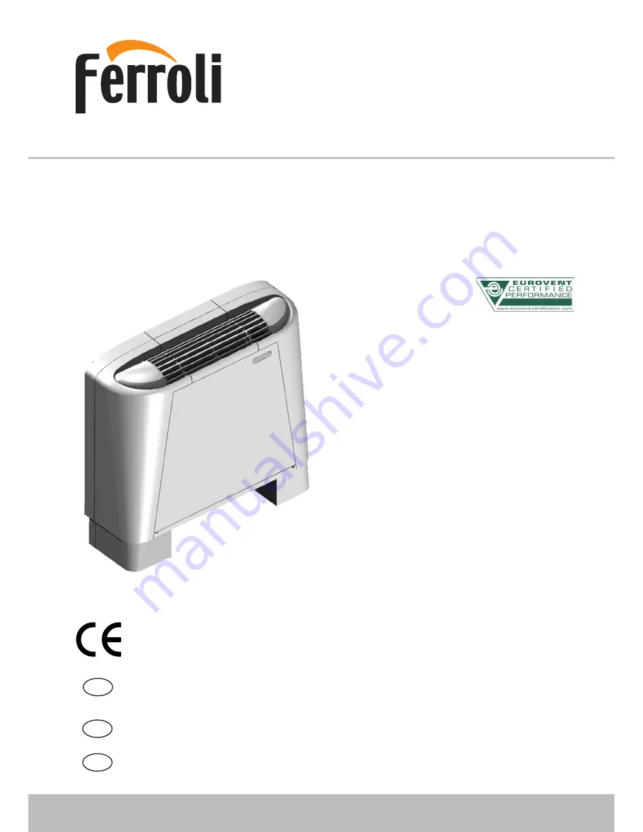 Ferroli TOP FAN PLUS Installation And Maintenance Manual Download Page 1