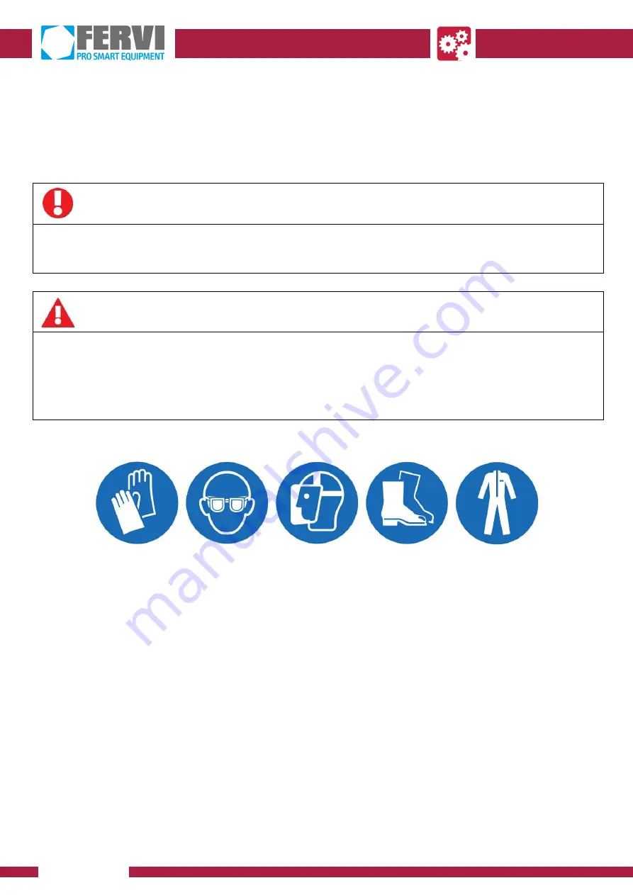 Fervi 0022 Operation And Maintenance Manual Download Page 18