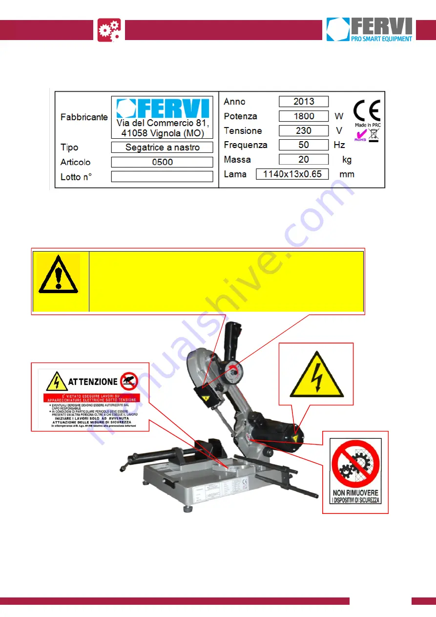 Fervi 0500 Скачать руководство пользователя страница 13