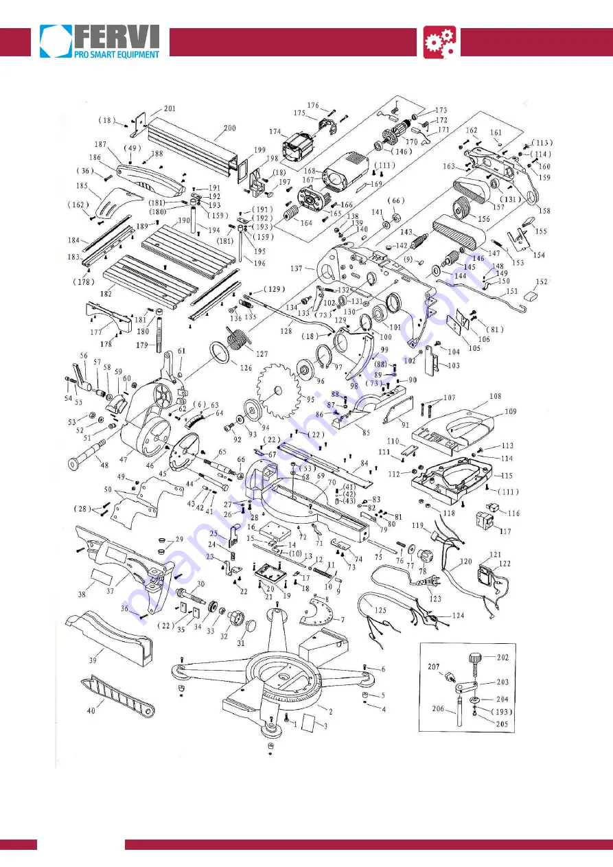 Fervi 275 Original Instruction Download Page 40