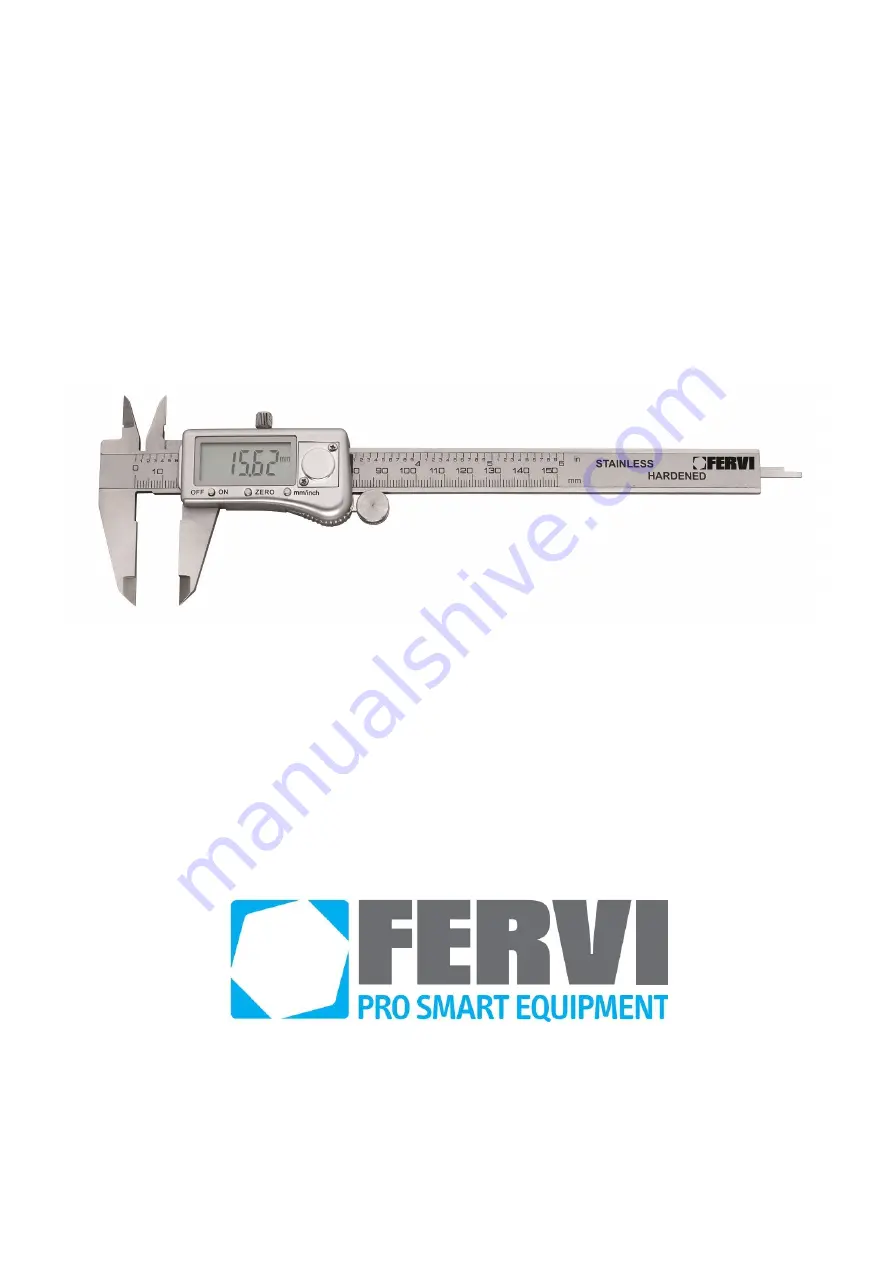 Fervi C033/150 Operation And Maintenance Manual Download Page 1