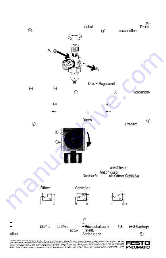 Festo Pneumatic LFR-E S-B Series Operating Instructions Manual Download Page 4