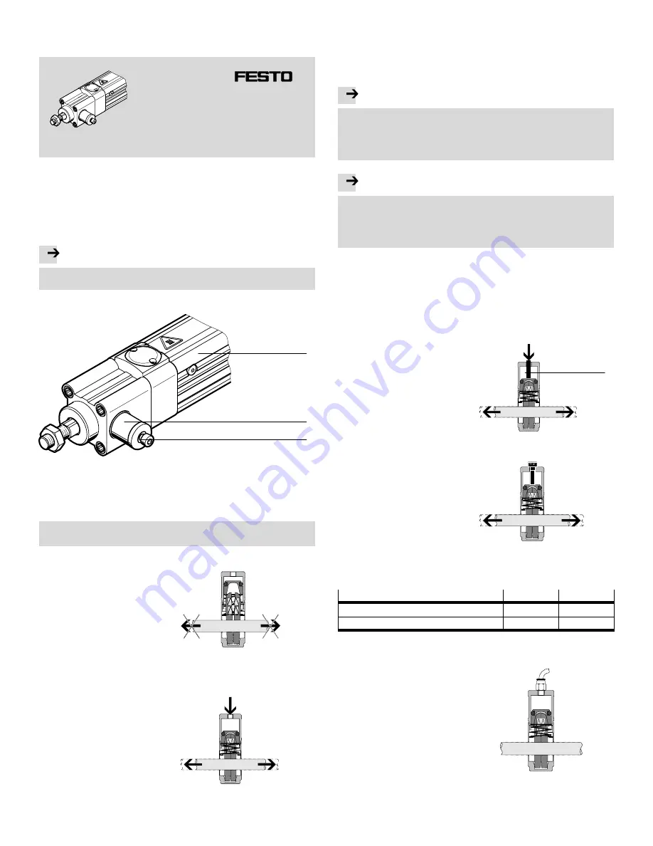 Festo DNCE-...-LAS-...-C Series Operating Instructions Manual Download Page 3