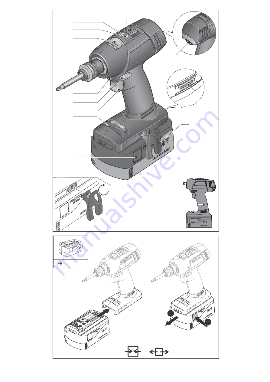 Festool T 18+3 Li Скачать руководство пользователя страница 3