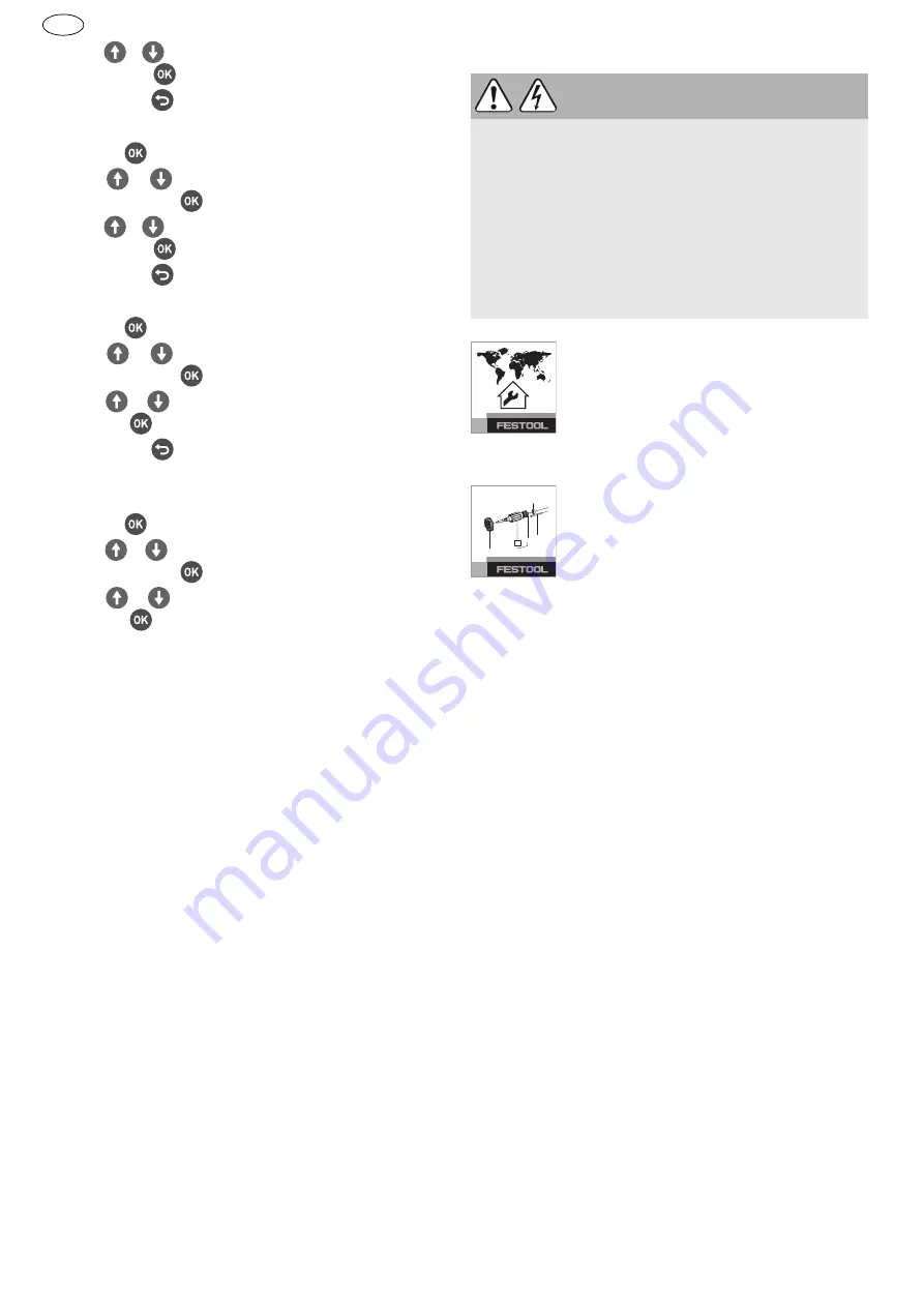 Festool TURBO II M - 14 WP Original Operating Manual Download Page 48