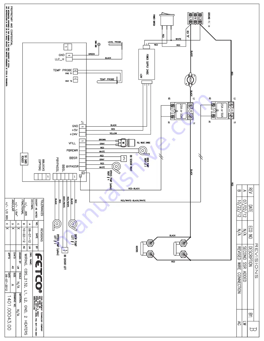 Fetco CBS-2131 XTS User Manual Download Page 34