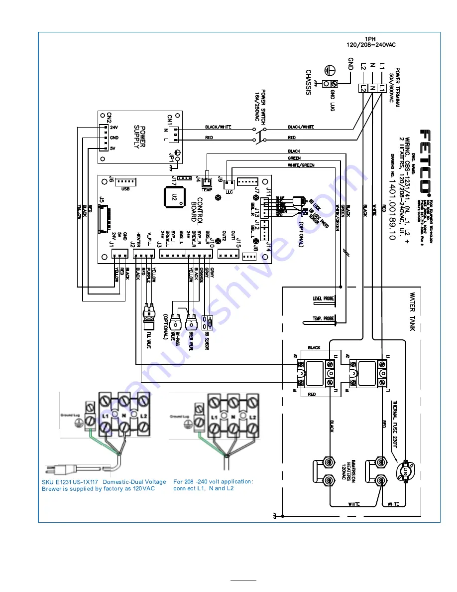 Fetco E1231IN-1B123-PM000 Скачать руководство пользователя страница 27