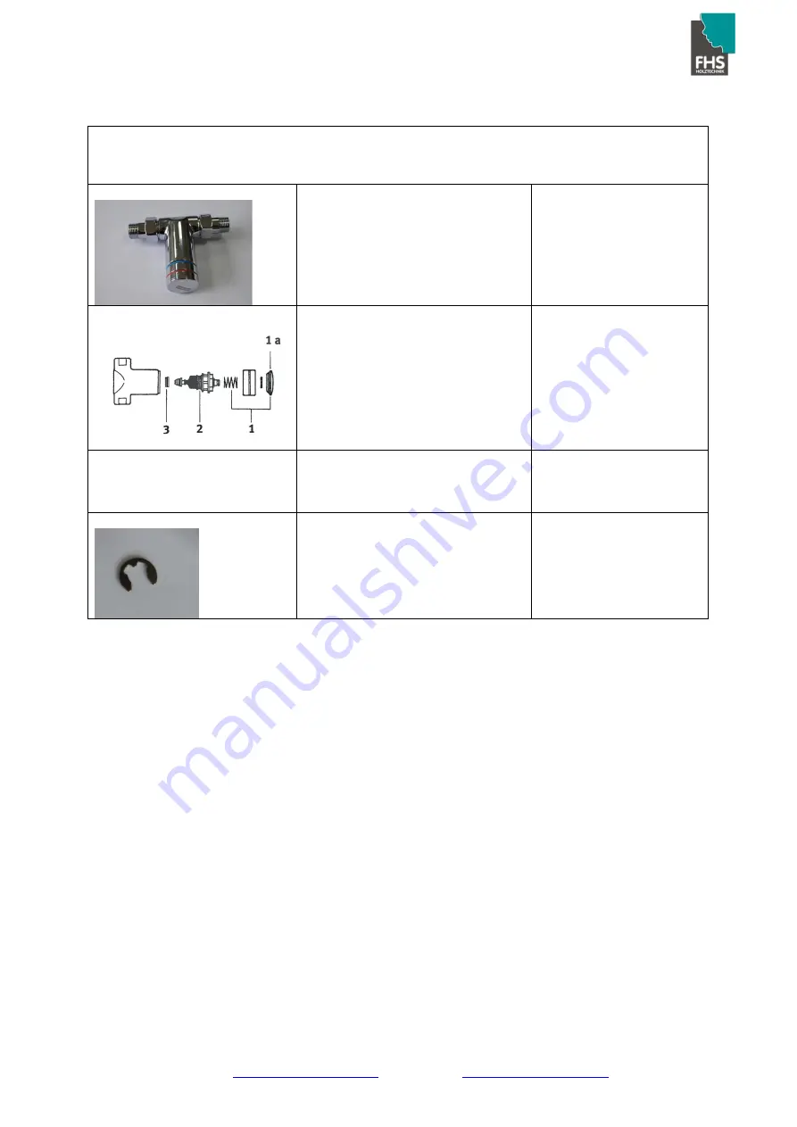 FHS Holztechnik 9055030000 Maintenance Instruction Download Page 12