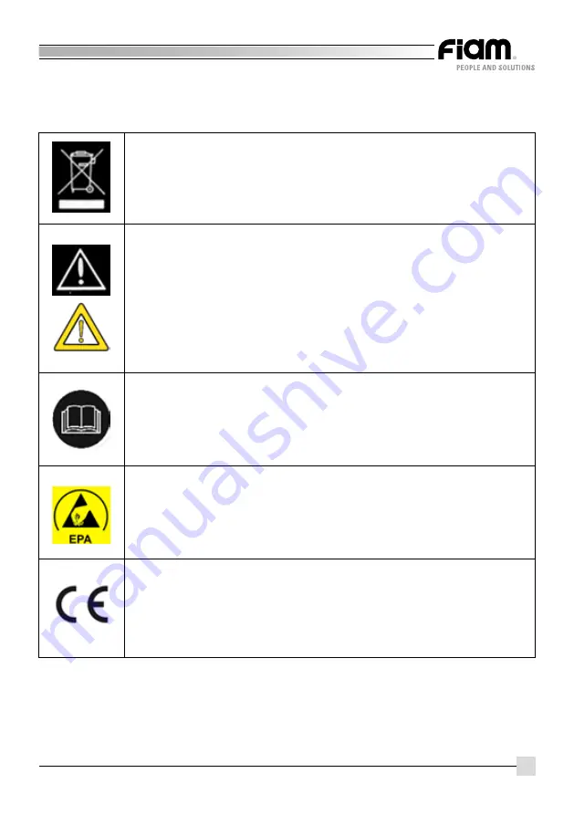 FIAM. eTensil Use And Maintenance Manual Download Page 33