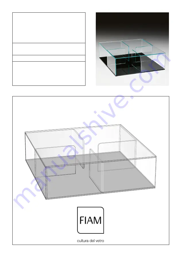 FIAM. QUADRA QU/120B Скачать руководство пользователя страница 1