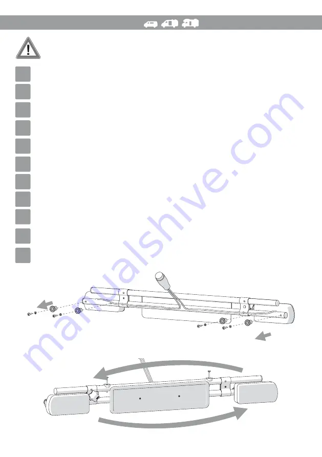 Fiamma CARRY-BIKE 06146B01 Скачать руководство пользователя страница 11