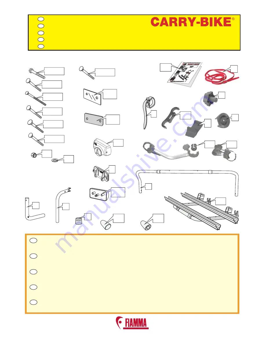Fiamma Carry-Bike SE Скачать руководство пользователя страница 2