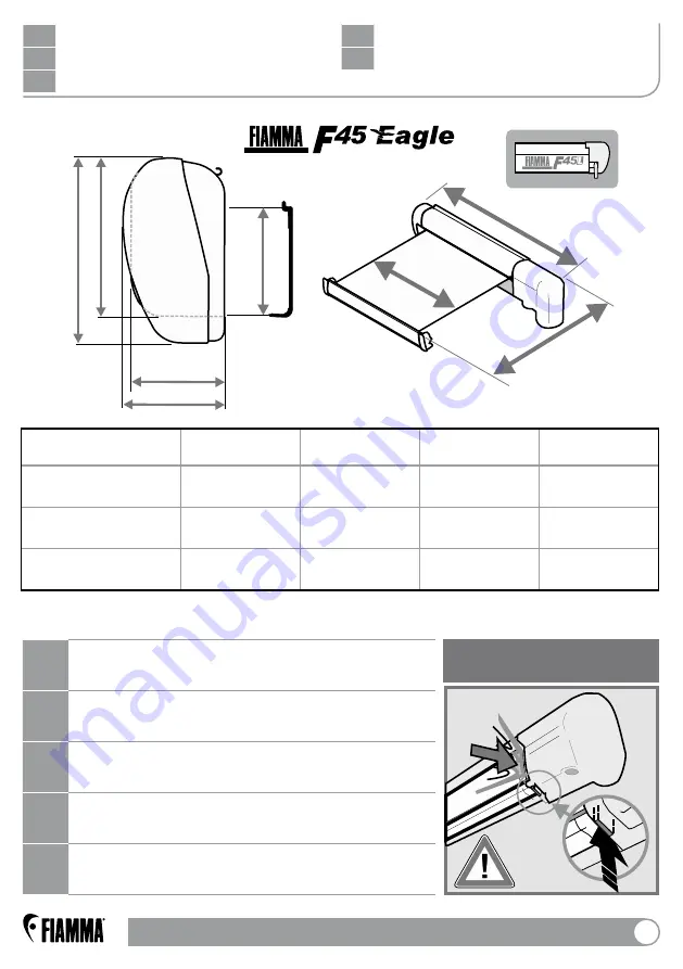 Fiamma F45 Eagle Скачать руководство пользователя страница 59