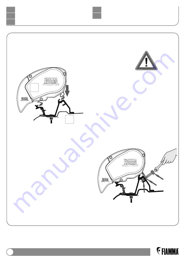 Fiamma F65 Eagle Installation And Usage Instructions Download Page 12