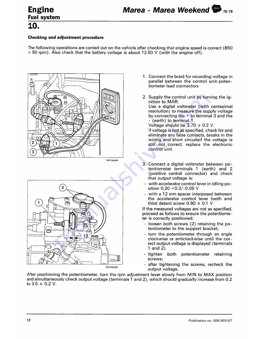 Fiat Marea Скачать руководство пользователя страница 17