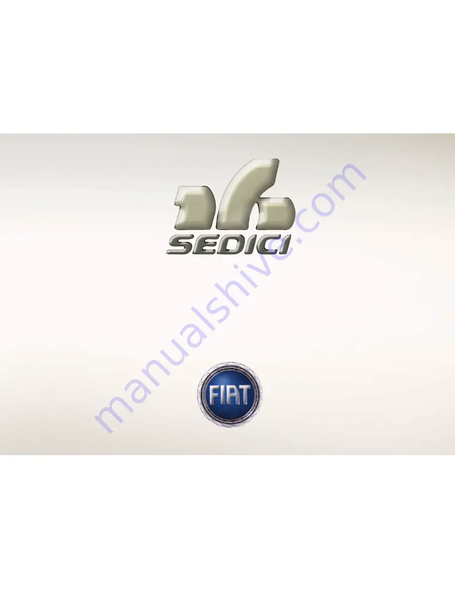 Fiat Sedici 2006 Ready To Go Download Page 1