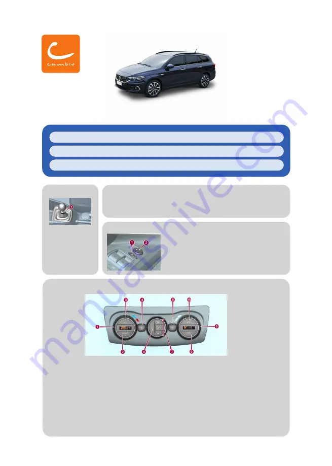 Fiat Tipo Vehicle Instruction Manual Download Page 1