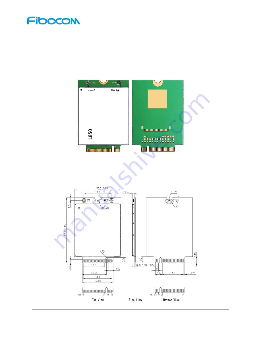 Fibocom L850-GL Hardware User Manual Download Page 50