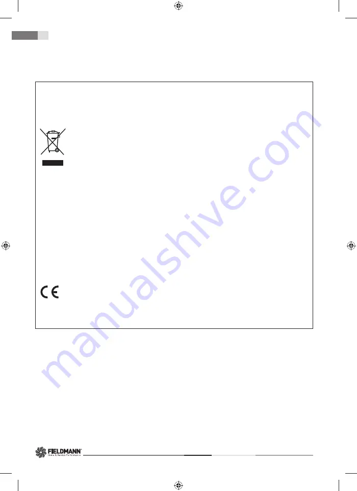 Fieldmann FZN 2001-E User Manual Download Page 14