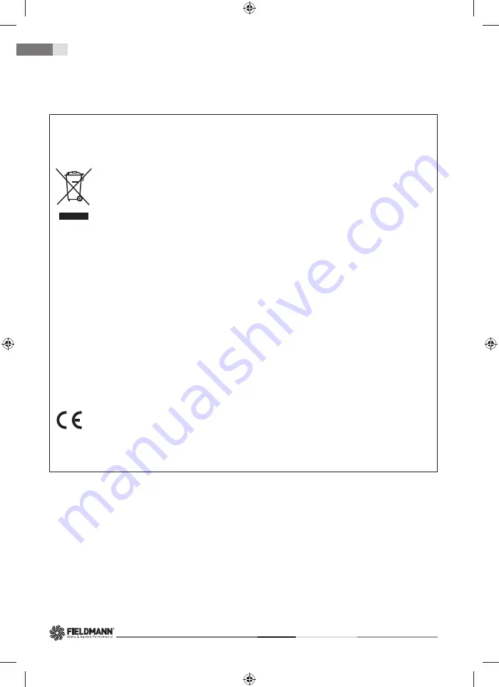 Fieldmann FZN 2001-E User Manual Download Page 38