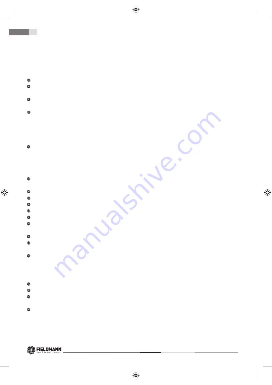 Fieldmann FZS 2001-E Manual Download Page 71