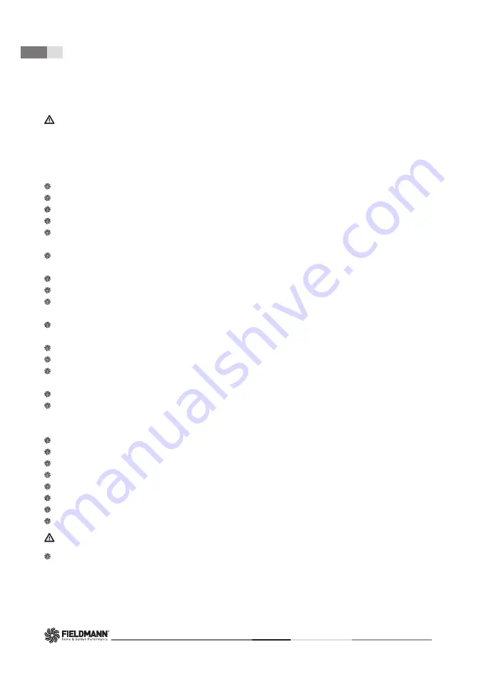 Fieldmann FZS 70105-0 Manual Download Page 14