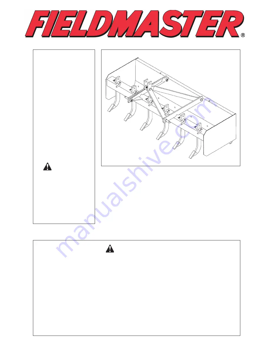 Fieldmaster SBX-4 Owner'S/Operator'S Manual Download Page 1