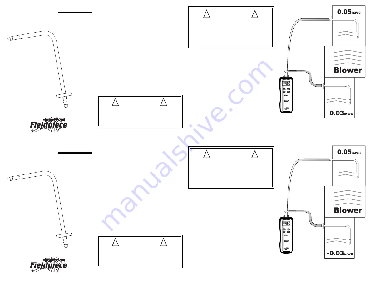 Fieldpiece ASP2 Operator'S Manual Download Page 1