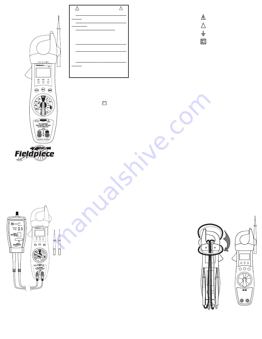 Fieldpiece SC76 Скачать руководство пользователя страница 1