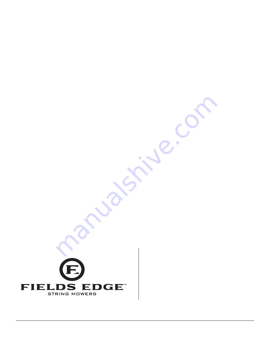 Fields Edge M220 Operator'S Manual Download Page 24