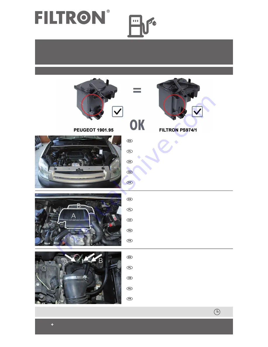 FILTRON PS 974/1 Installation Instruction Download Page 1