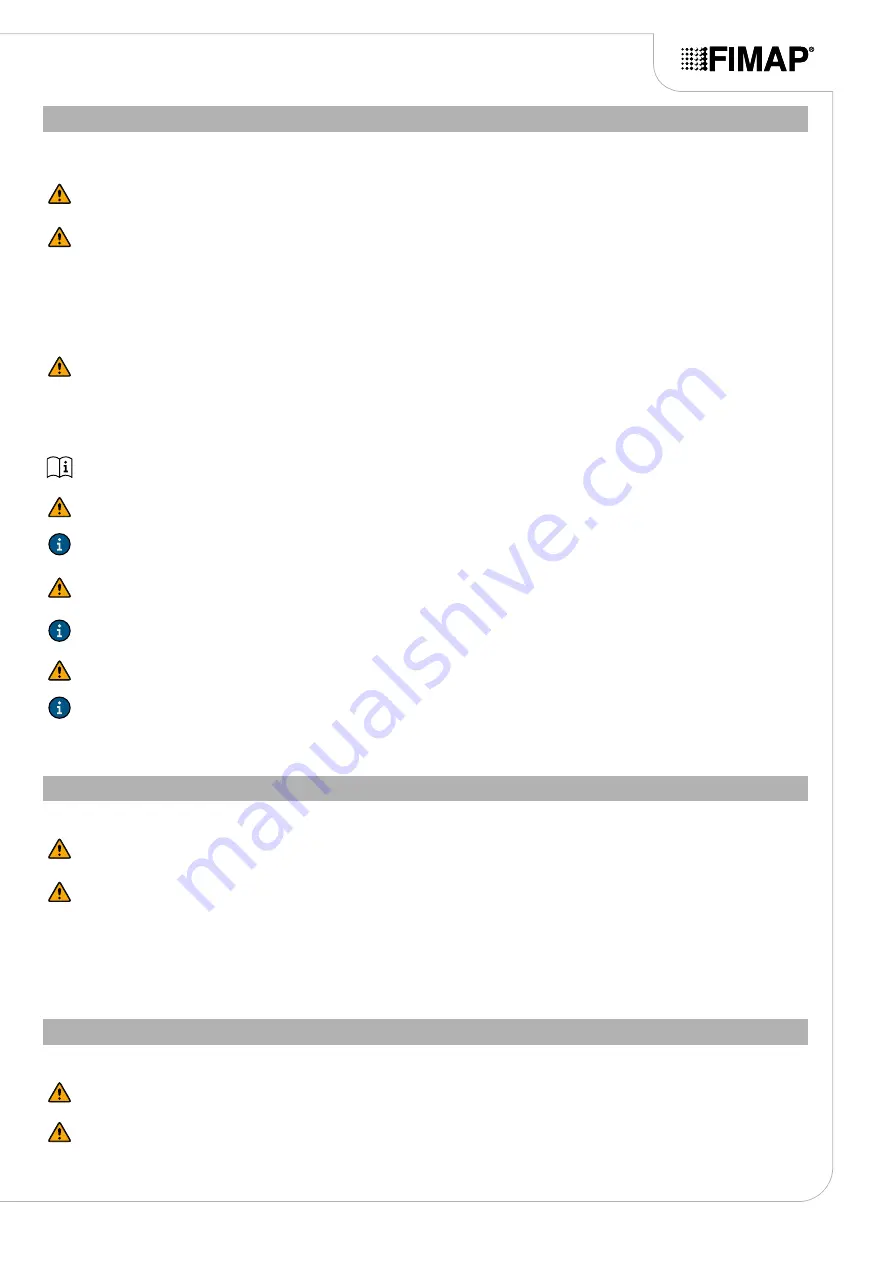 Fimap MMg base Use And Maintenance Manual Download Page 15