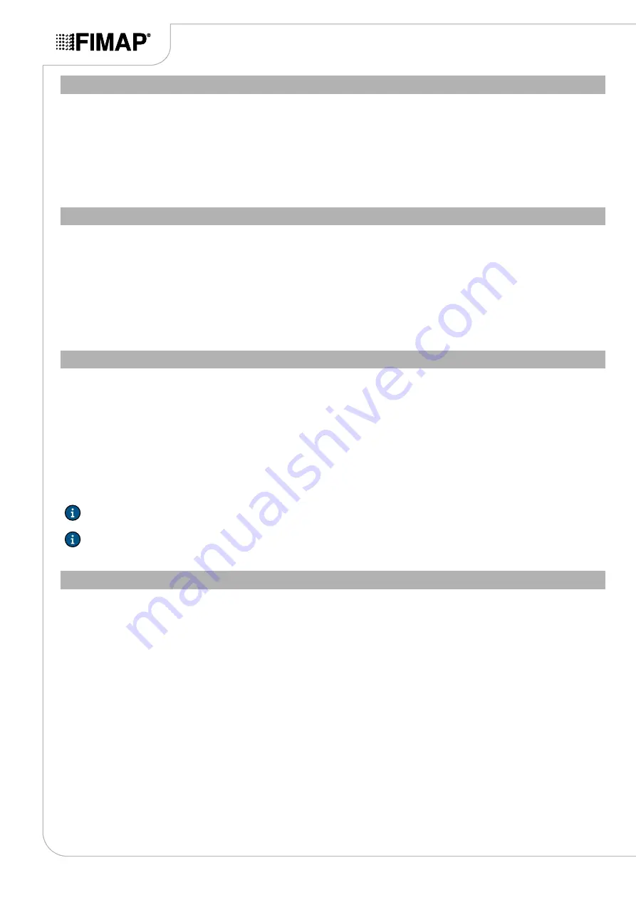 Fimap MMg base Use And Maintenance Manual Download Page 34
