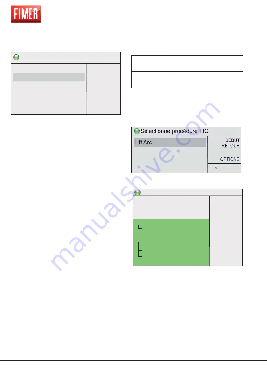 Fimer T 422 Instruction Manual Download Page 74