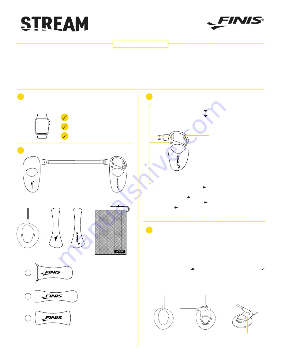 FINIS Stream Quick Start Manual Download Page 1