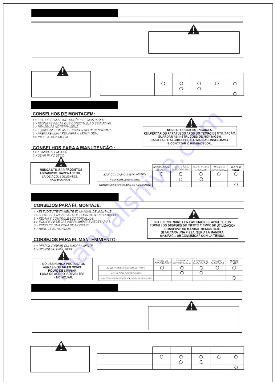 Finori SH2/016 Assembly Instructions Manual Download Page 6