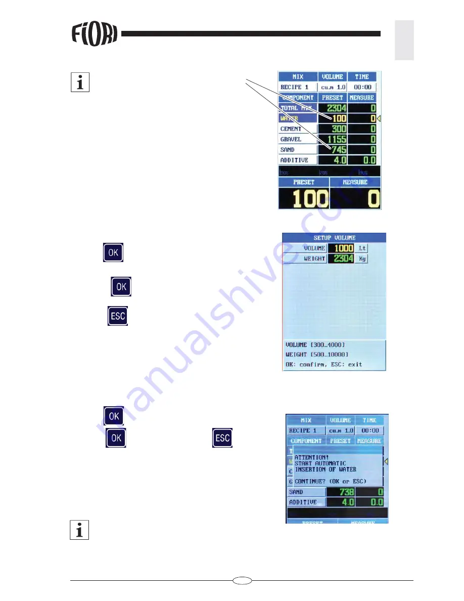 Fiori BATCH CONTROLLER Use And Maintenance Manual Download Page 27