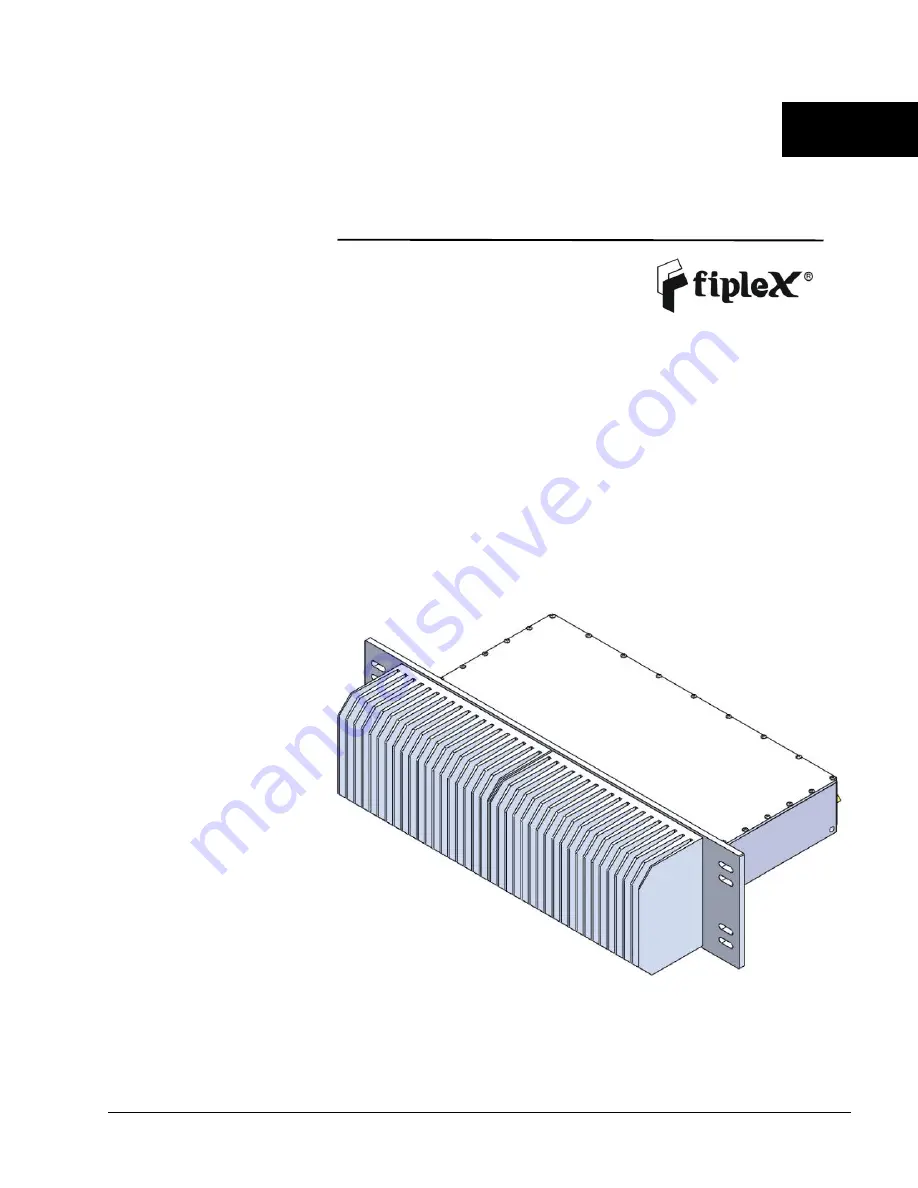 Fiplex TXPA220 User & Installation Manual Download Page 1