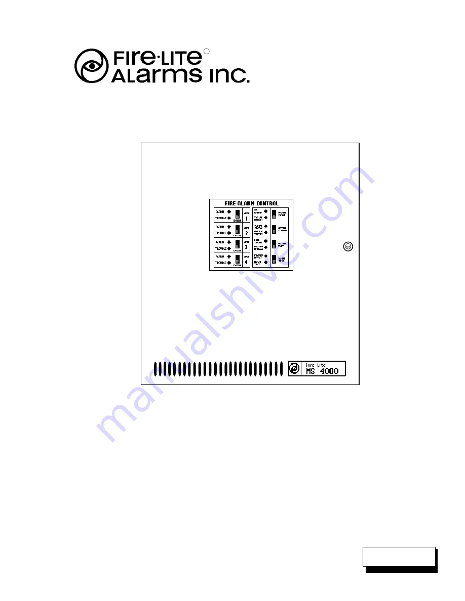 Fire-Lite MS-4012 Скачать руководство пользователя страница 1