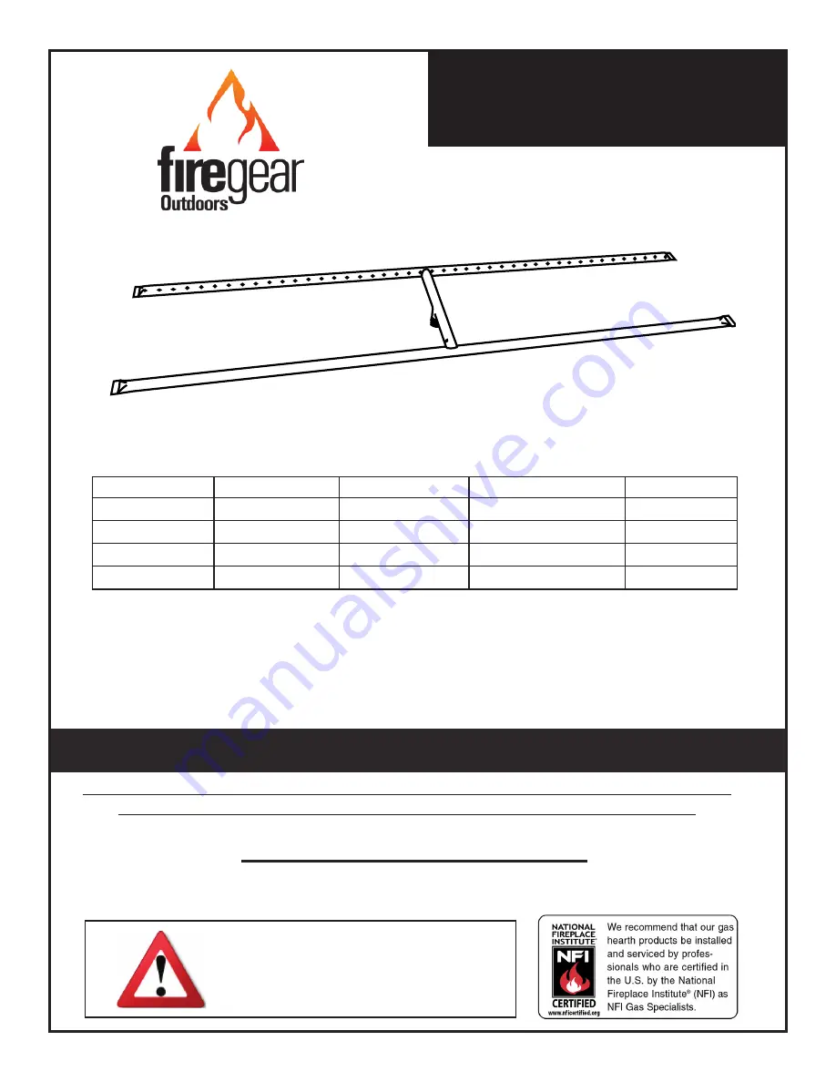 Firegear FG-H-2406SS Скачать руководство пользователя страница 1